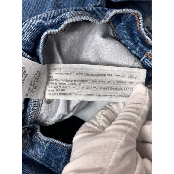 Abercrombie & Fitch Jeans 25 / 0S Womens Curve Love 90s Straight Distressed - Picture 7 of 7